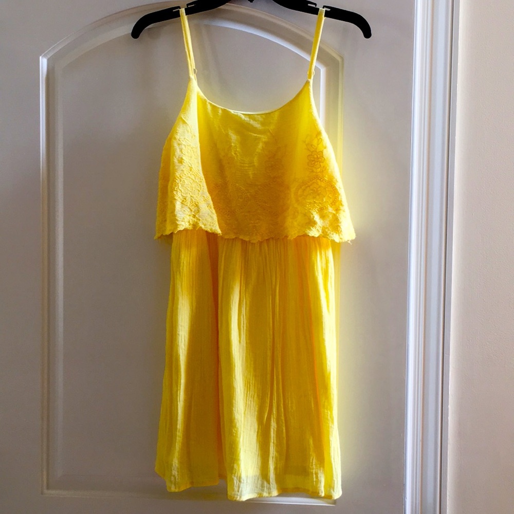 Yellow Charlotte Russe dress size S